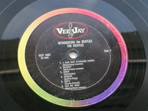 INTRODUCING THE BEATLES  ORIG 1964   USA  VEE JAY LP    LABEL  VARIATION - Picture 1 of 13
