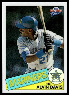 2003 Topps All-Time Fan Favorites Refractors Alvin Davis 104/299 Seattle - Image 1 of 2