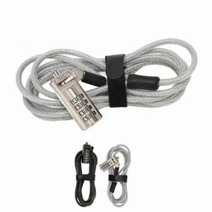 Laptop Cable Lock Theft Deterrent Keyless Lock Laptop Lock Security Cable Wit CB - Afbeelding 1 van 28