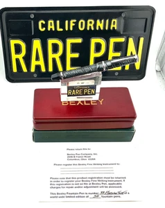 Vintage Bexley CABLE TWIST Füllfederhalter Gray Pearl LE 50 14K F NEUJAHR 1994 - Bild 1 von 8