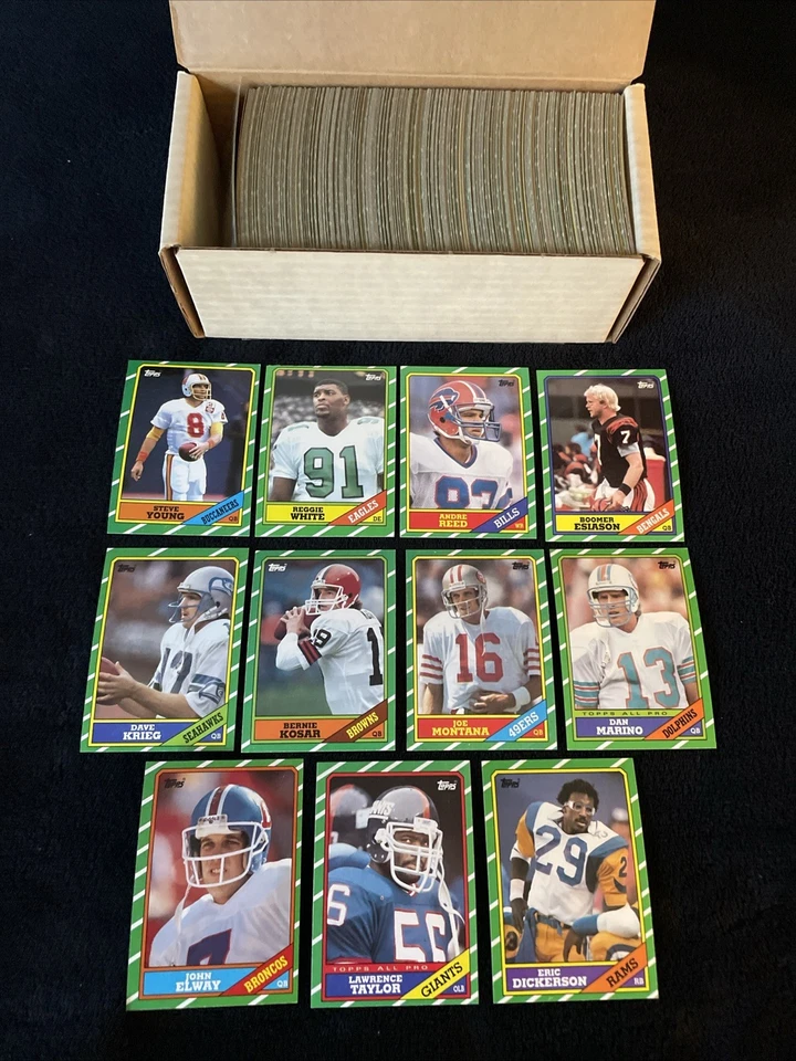 1986 Topps Football Near Complete Set (Missing Rice, Payton, Perry, Smith) - Image 1 of 4
