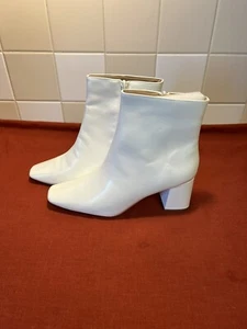 New Ankle Boots Soft Patent Leather Women Zipper Boots - Picture 1 of 7