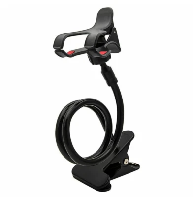 Flexible 360 Clip Mobile Cell Phone Holder Lazy Bed desk Bracket Mount Stand US  - Image 1 of 4