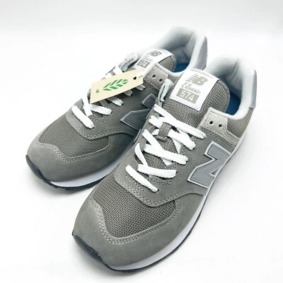 *NUEVO* Hombre New Balance 574 Core Gris/Blanco (ML574EVG), Talla 7.0 - 13.0 👍 Foto 1 de 4
