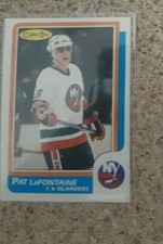 1986-87 O-Pee-Chee Pat Lafontaine Hockey Card # 2 ( Buffalo Sabres ) 