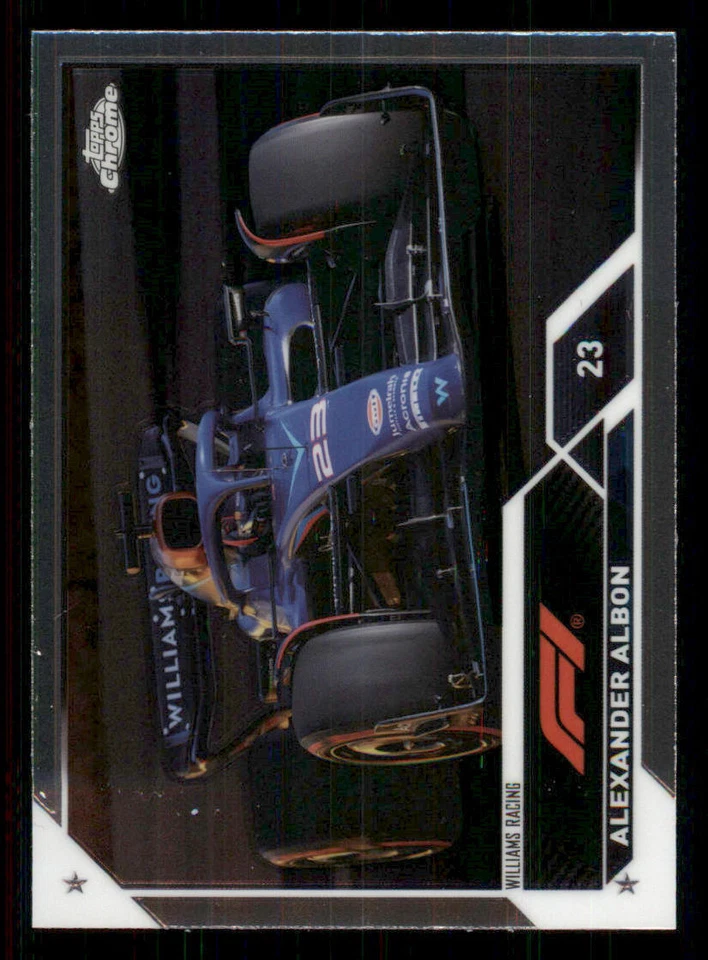 2023 Topps Chrome Formula 1 #117 Alexander Albon CAR - Image 1 of 2