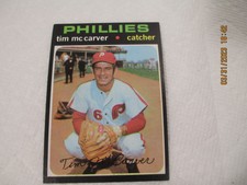 1971 Topps Baseball Tim McCarver Philadelphia Phillies Card #465 ~ NM ~ Ungraded