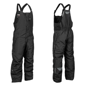Nuevo Fly Racing 2024 Poste Avanzado Bib Bibs Moto de nieve Nieve Invierno Negro Gris - Imagen 1 de 4