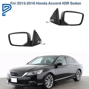 Passenger ＆ Driver Side For 2013 14-2016 Honda Accord 4DR Sedan Side View Mirror - Picture 1 of 10