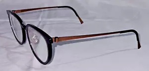 Lindberg Eyeglasses Acetanium 1254 Shiny Brown Matte Cop Temples Size 49-15-135 - Foto 1 di 3