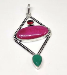 Natural Red Agate Cab, Garnet Cut Handcrafted Jewelry Fashion Jewelry Pendant - Picture 1 of 3