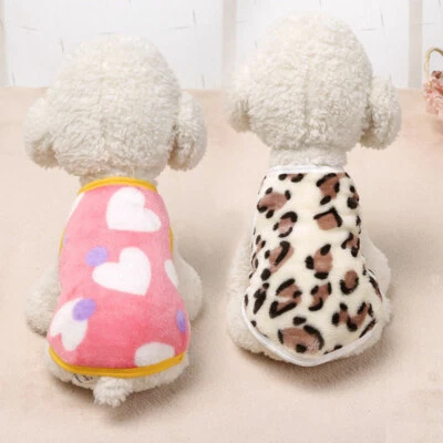 Pet Dog Cat Princess T-shirt Clothes Vest Coat Velvet Puppy Costumes Outfit Cute - Image 1 of 4