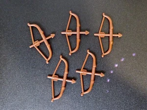 Lot of 5 Lego Castle Knight Forestmen Long Bow - Picture 1 of 2