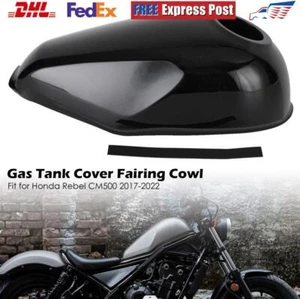 Gas Tank Cover Trim Fairing Cowl for Honda Rebel CMX300 CMX500 2017-2023 Black - Picture 1 of 16