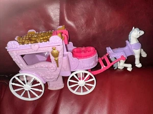 Fisher Price Imaginext Precious Places Swan Carriage With Horse - Picture 1 of 6