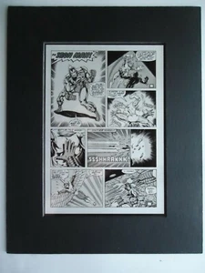 1978 MARVEL INVINCIBLE IRON MAN # 116 ROMITA ANI-MEN BATTLE PG 7 PRODUCTION ART - Picture 1 of 1