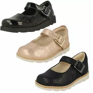 Zapatos cotidianos inteligentes informales con hebilla de cuero para niñas Clarks Crown Honor - Imagen 1 de 28