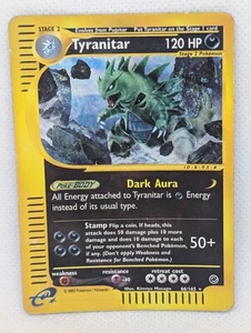Tyranitar 066/165 Expedition Base Set Reverse Holo Rare Pokemon TCG Nintendo - Picture 1 of 5
