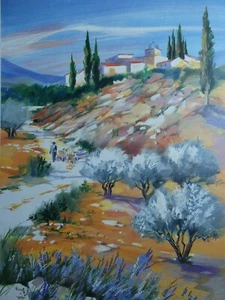 Ella Fort - Le Berger, litografia, autografata, EA - Foto 1 di 4