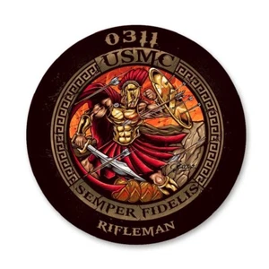USMC 0311 Aufkleber - Grunt - USMC Rifleman Decal - USMC Veteran 5" Decal - Bild 1 von 1