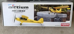 KYOSHO AIRIUM PIPER J3 CUB VE29 1:13 SCALE FLYING MODEL RC PLANE AIRPLANE NEW! - Picture 1 of 6
