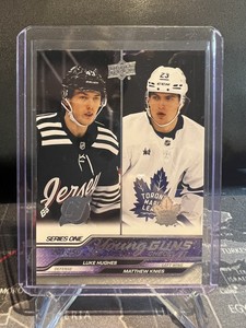 2023-24 Upper Deck Young Guns Rookie Checklist Luke Hughes Matthew Knies #250