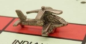 Pieza de juego de token movedor de tablero monopolio color peltre para helicóptero de ataque Apache - Imagen 1 de 2