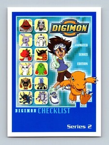Digimon Animated Series 2 - Checklist - Upper Deck 2000