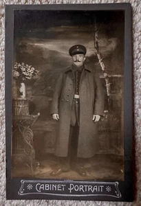 Originales Foto - Cabinet Portrait - Soldat im 1. Weltkrieg WW 1 Grande Guerre - Bild 1 von 2