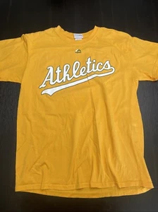 Camisa mediana Oakland Athletics Reggie Jackson marca majestuosa Cooperstown MLB - Imagen 1 de 5