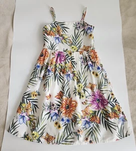 Gap Girl’s 100% Cotton Floral Fit & Flare Dress Size XL (12 Years) NWT - Picture 1 of 8