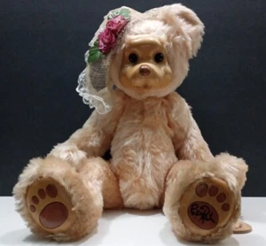 Vintage Large 19" Wood Signed Robert Raikes Collectibles Teddy Bear  Theodora  - Picture 1 of 12