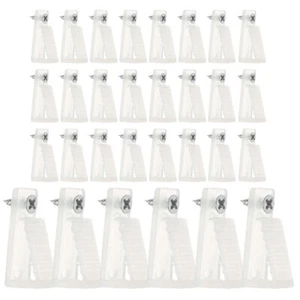 30 Pcs Strip Clip String Light Hangers Hooks for outside Hanging Lights Outdoor - Picture 1 of 11