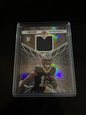 Chris Olave 2022 Panini Phoenix Jersey Patch /149 RC Saints - Image 1 of 2