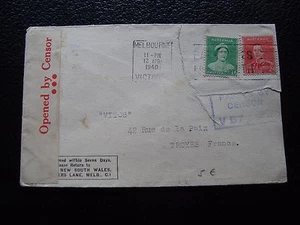 AUSTRALIE - enveloppe 12/4/1940 (cy90) australia - Picture 1 of 1