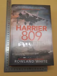 Harrier 809 Rowland White Hardback 1st Edition 2020 Signed Falklands War - Picture 1 of 13
