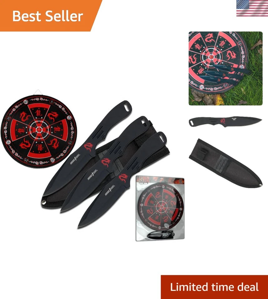 Point Pp-075-3bk Thrower With Target Board 3pc 8in