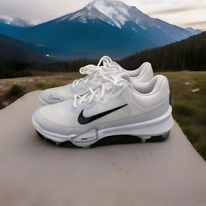 Nike Force Zoom Trout 9 Pro Baseball Cleats White Platinum FB2907-100 - Picture 1 of 8