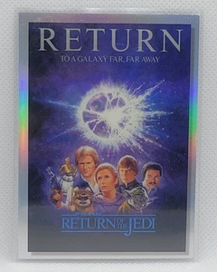2023 Topps Chrome Galaxy Return of the Jedi Poster Art Tribute #ROTJ-3 - Picture 1 of 2