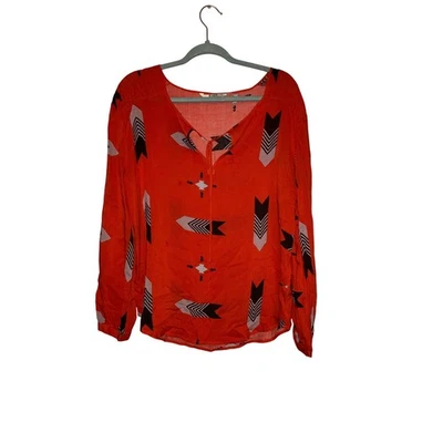 Blusa BB Dakota naranja con flechas negras talla pequeña  Foto 1 de 4