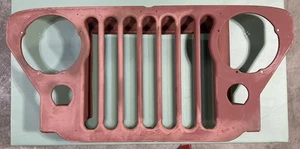 Jeep Willys CJ2A CJ3A Grille, Excellent No Rust Original, See Pics! - Picture 1 of 18