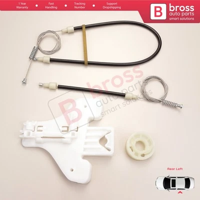 Juego regulador ventana trasero izquierdo Seat Toledo MK3 5P2 2004-2009 Altea 5P1 XL Foto 1 de 4