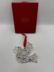 Lenox Ornamento Scintillante e Pergamena Colomba Multicristallo - Foto 1 di 5