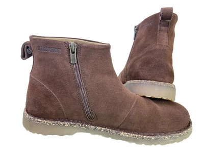 Botín para mujer BIRKENSTOCK Melrose gamuza cremallera talla EU 41 / US 10 - Espresso Foto 1 de 4