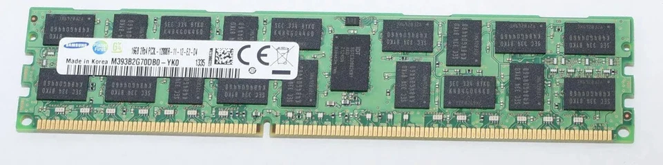 Samsung 16GB PC3L-12800R ECC REG DDR3-1600 M393B2G70DB0-YK0Q2 Server Memory - Image 1 of 1