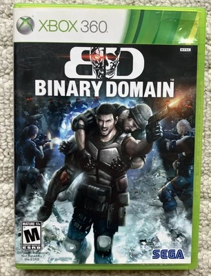 Binary Domain (Microsoft Xbox 360, 2012) CIB Complete w/Manual - Tested - Image 1 of 4