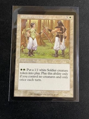 Mtg X1 Security Detail Mercadian Masques Magic The Gathering - Image 1 of 2