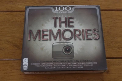 Vintage 4 CD Set The Memories 100 Songs Classic Hits Box Supremes Sinatra Crosby - Image 1 of 2