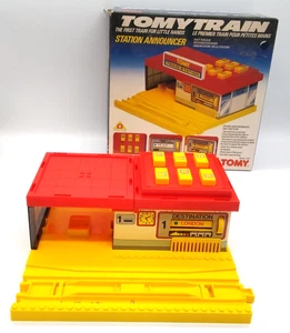 Vintage TOMY Train Station Announcer Playset Ref: 1318 & Box, Sound Not Working - Picture 1 of 16