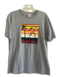 Supreme dunk tee Heather Gray Dolphin Basketball Size Medium - Bild 1 von 4